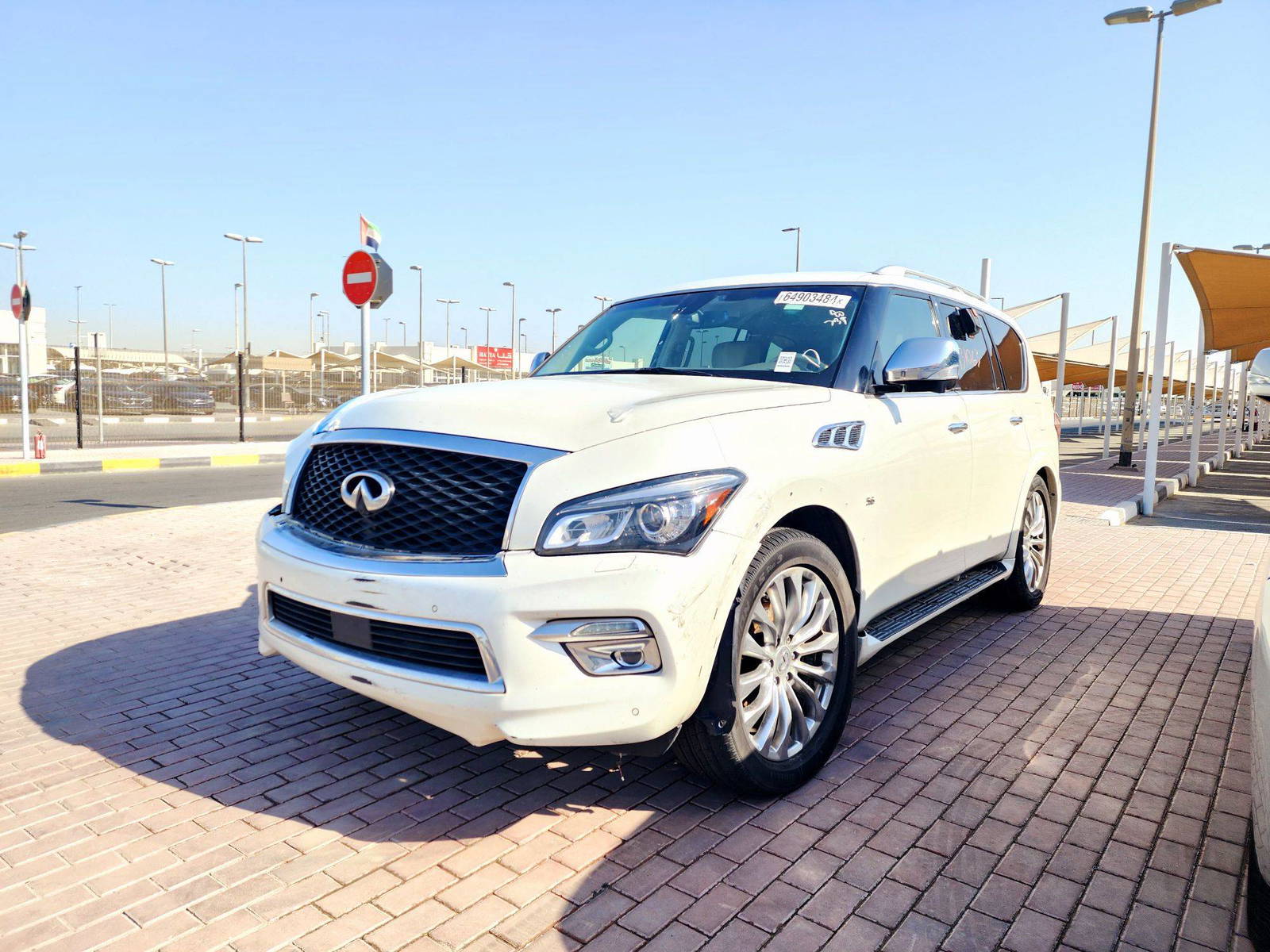 2015 INFINITI QX80 — 131063 Miles — Lot 9371943 — Souq - Marhaba Auctions Used Cars - Image 5