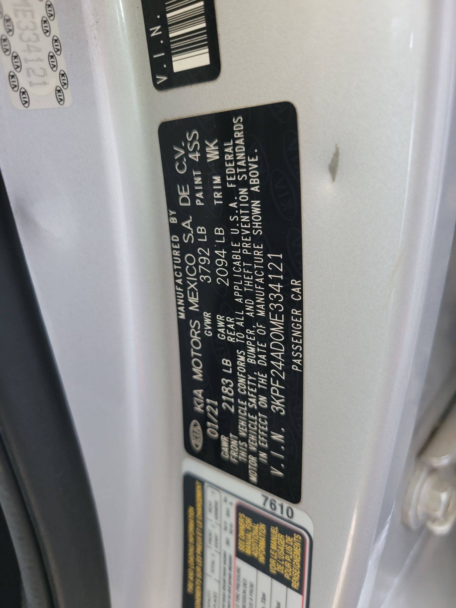 KIA FORTE 2021 - Marhaba Auction Used Cars - Image 9