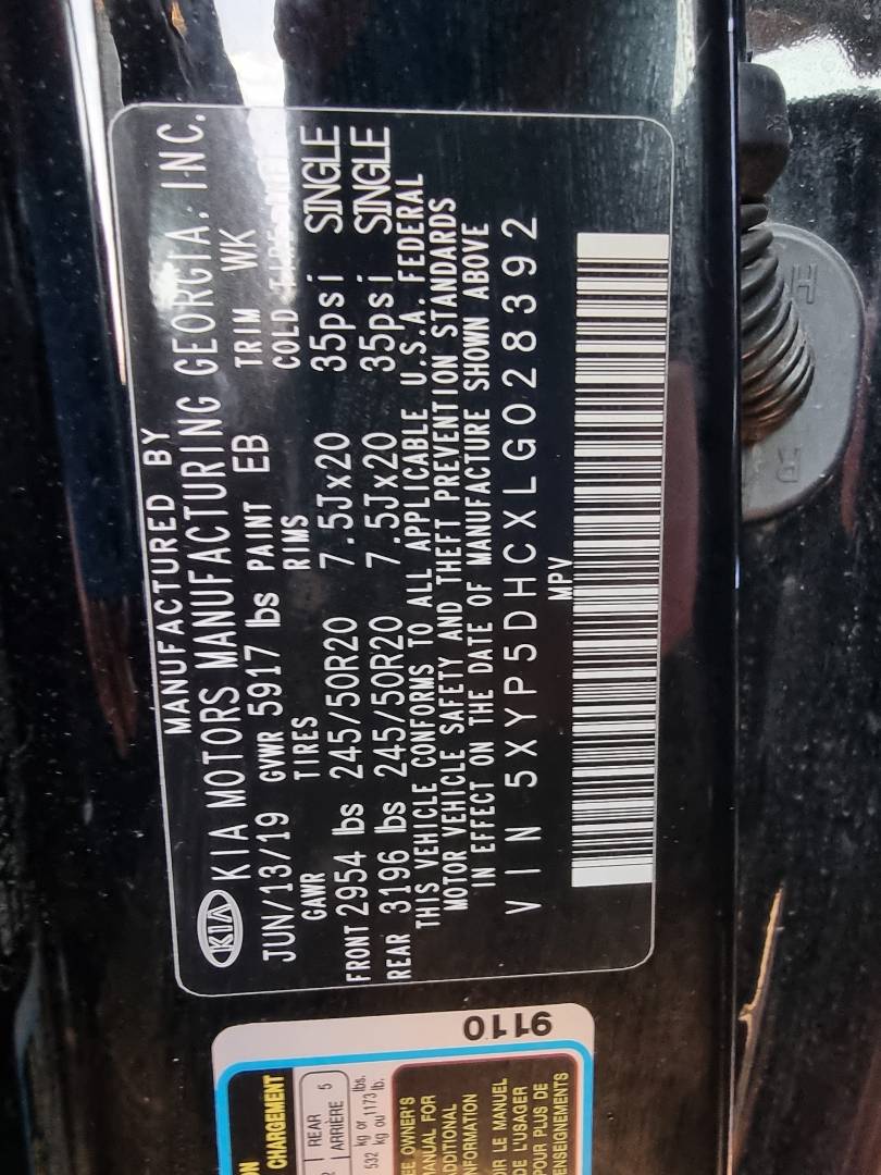 2020 KIA TELLURIDE — 142661 Miles — Lot 65522554 — Main - Marhaba Auctions Used Cars - Image 10