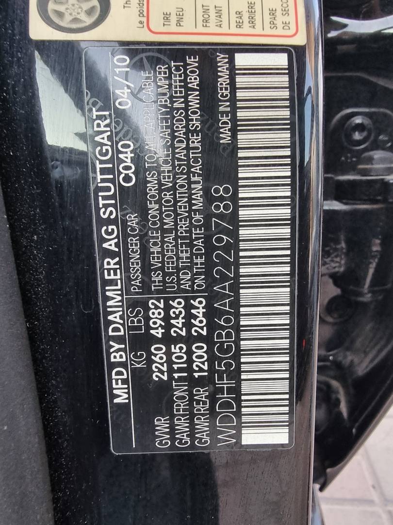 2010 MERCEDES BENZ E 350 — 240174 Miles — Lot 125487 — Main - Marhaba Auctions Used Cars - Image 9