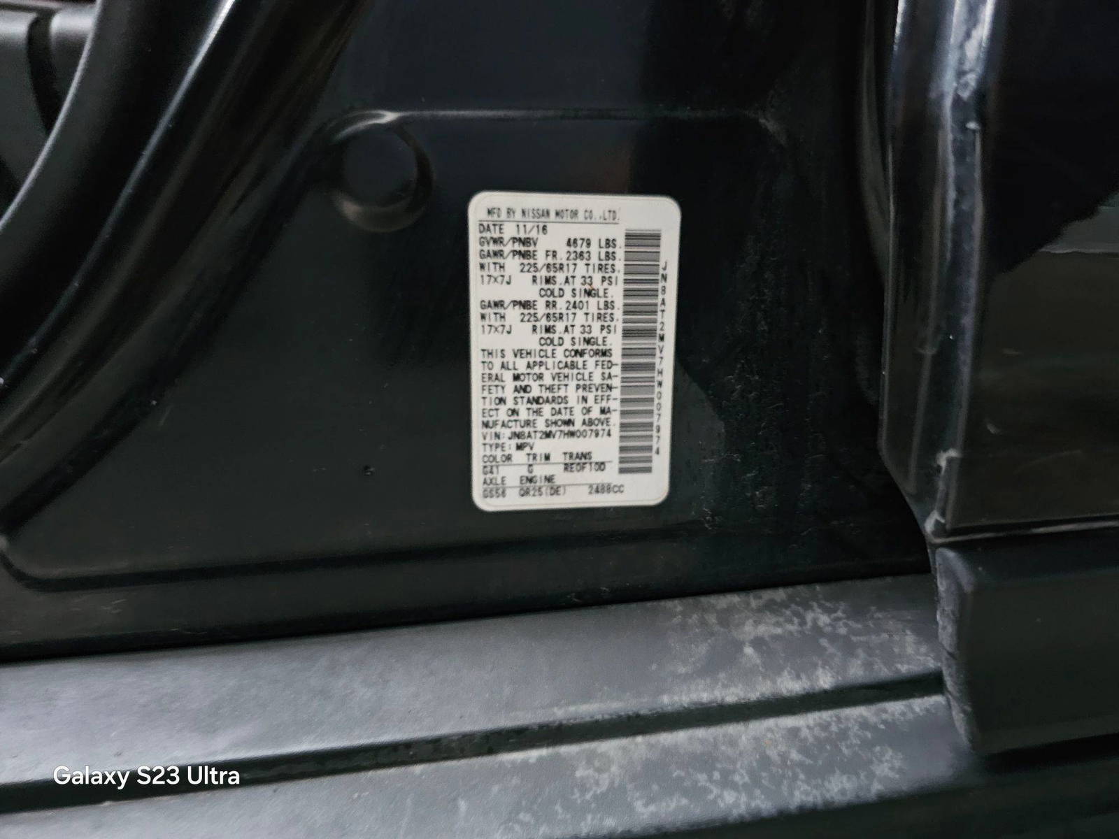 NISSAN ROGUE 2017 - Marhaba Auction Used Cars - Image 9