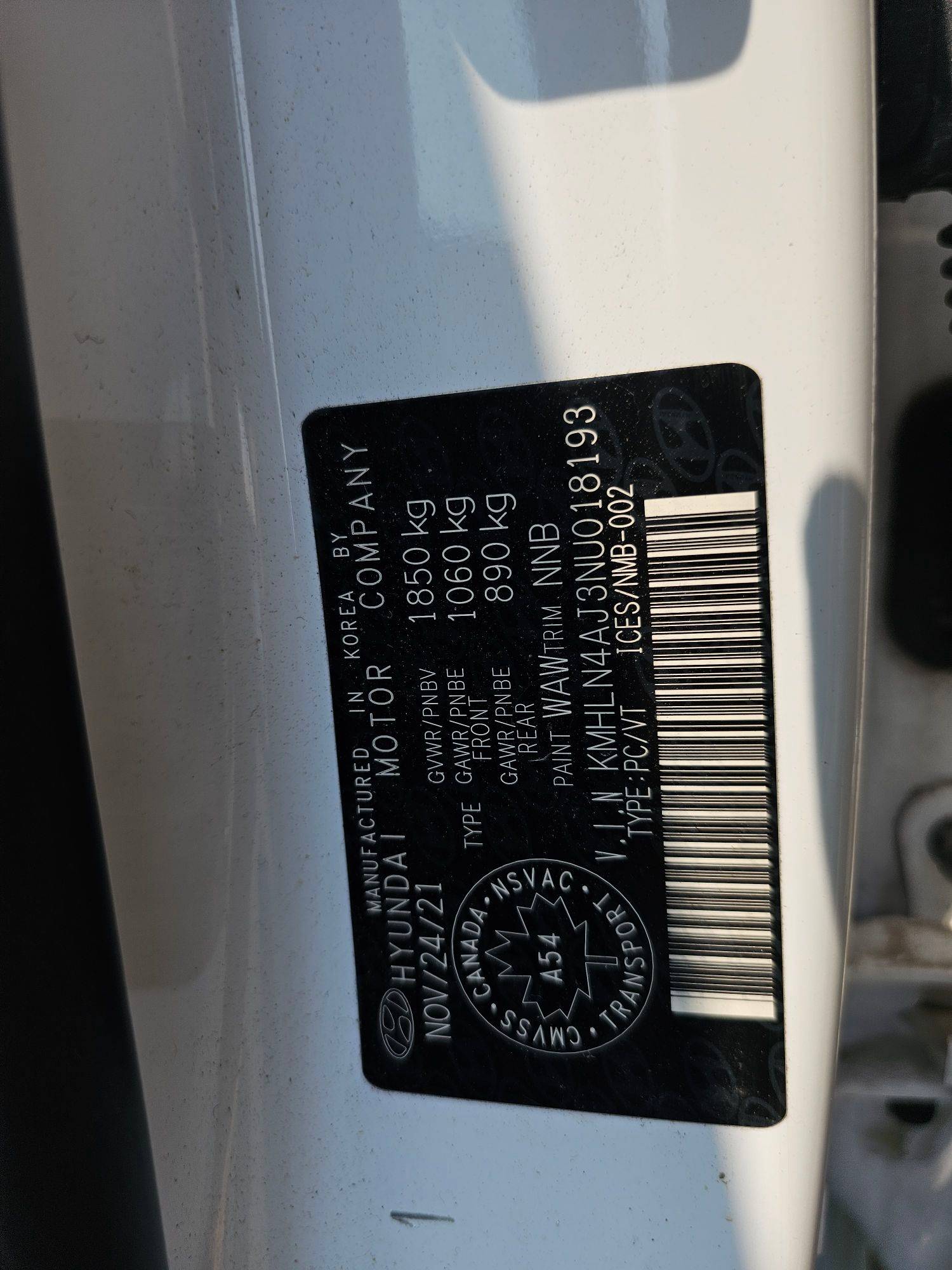 2022 HYUNDAI ELANTRA — 43735 KM — Lot 52700695 — Souq - Marhaba Auctions Used Cars - Image 10
