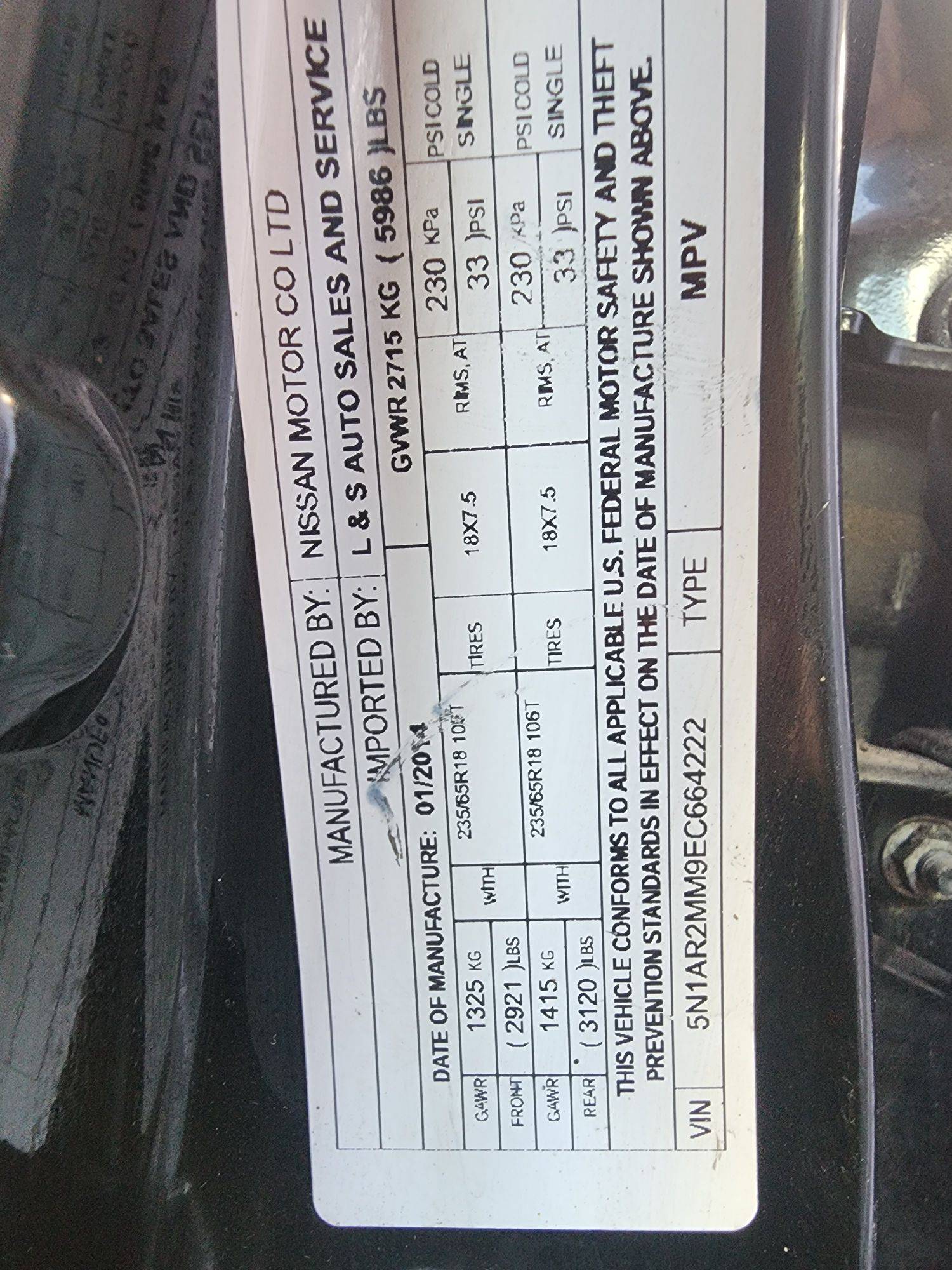 NISSAN PATHFINDER 2014 - Marhaba Auction Used Cars - Image 10