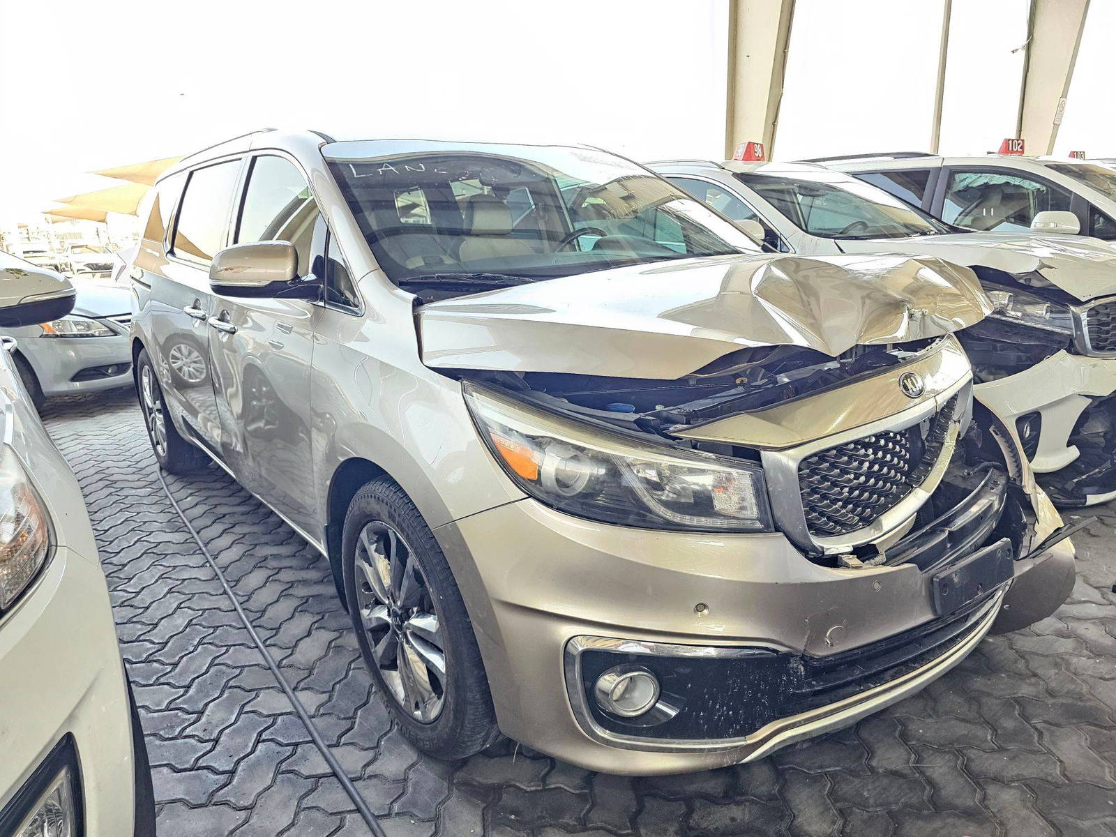 2015 KIA SEDONA — 152432 Miles — Lot 43320815 — Main - Marhaba Auctions Used Cars - Image 4