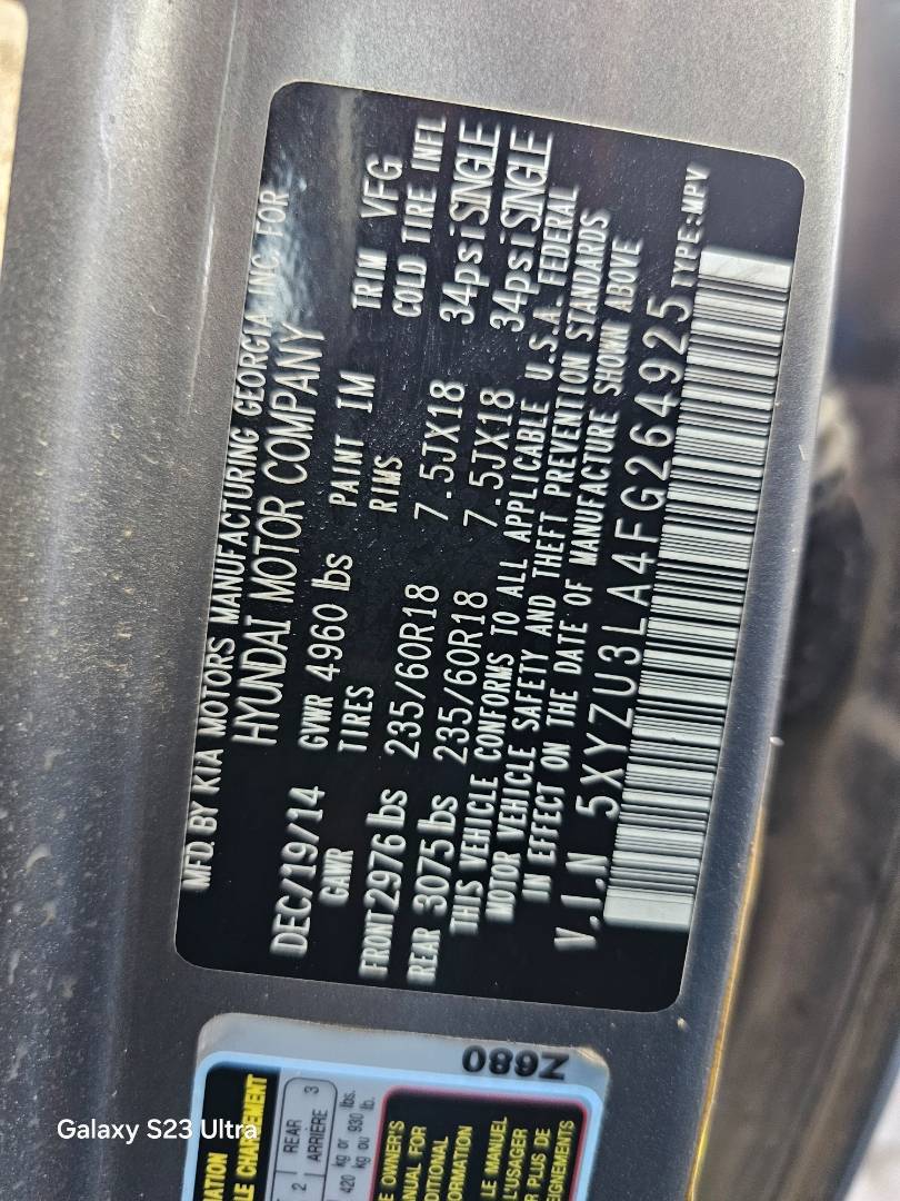 HYUNDAI SANTA FE 2015 - Marhaba Auction Used Cars - Image 7