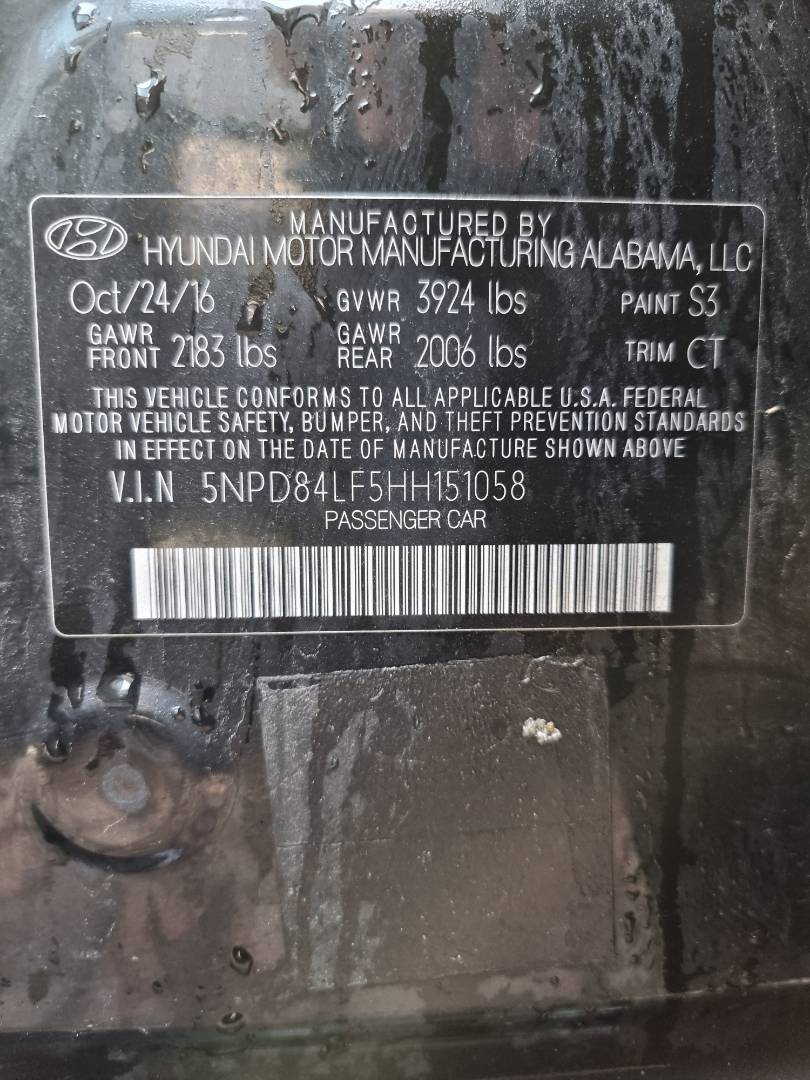 HYUNDAI ELANTRA 2017 - Marhaba Auction Used Cars - Image 9