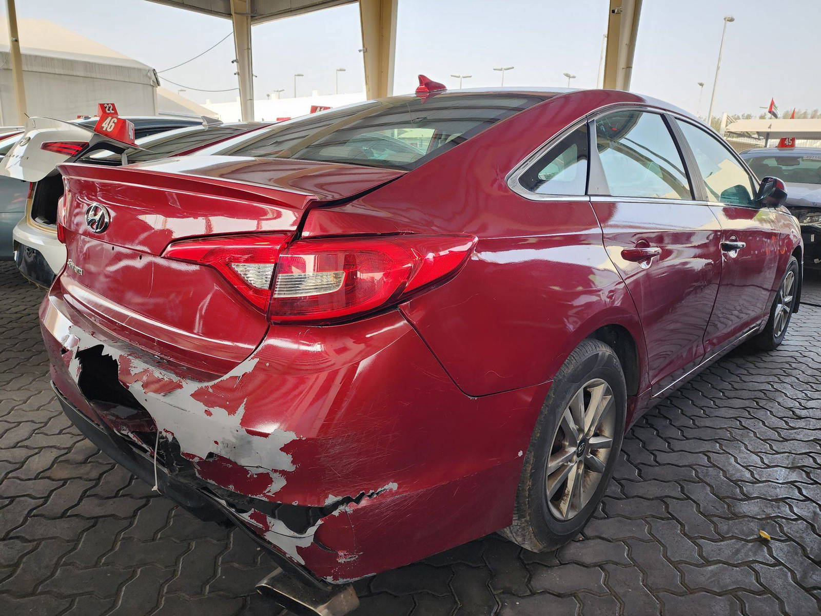2017 HYUNDAI SONATA — 115347 Miles — Lot 49674064 — Souq - Marhaba Auctions Used Cars - Image 3
