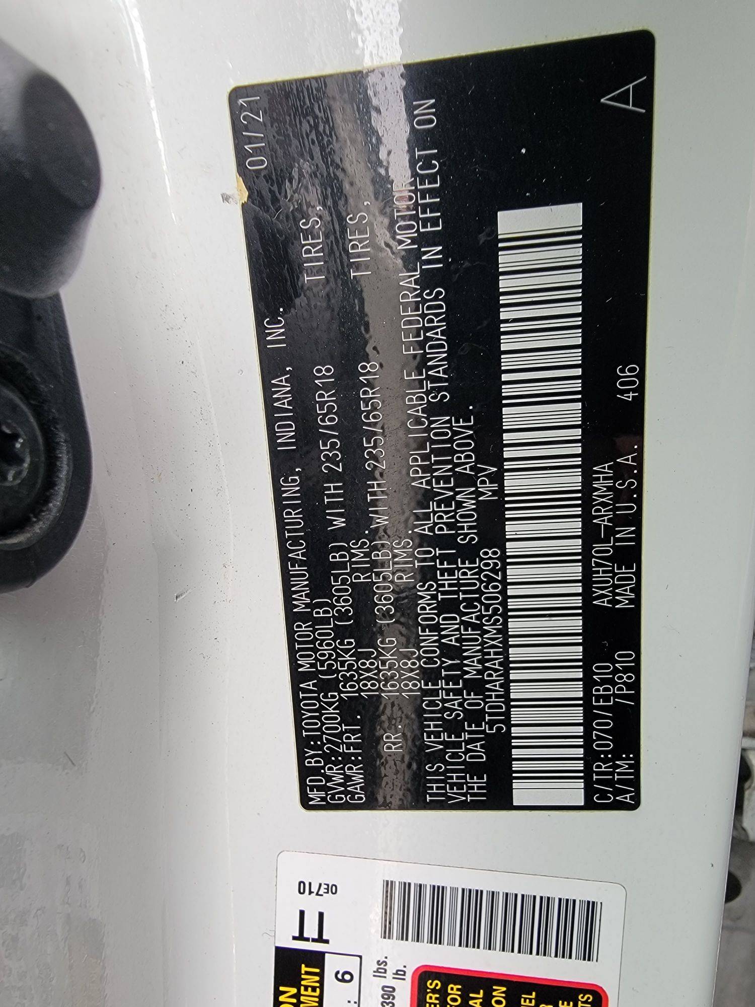 TOYOTA HIGHLANDER 2021 - Marhaba Auction Used Cars - Image 9