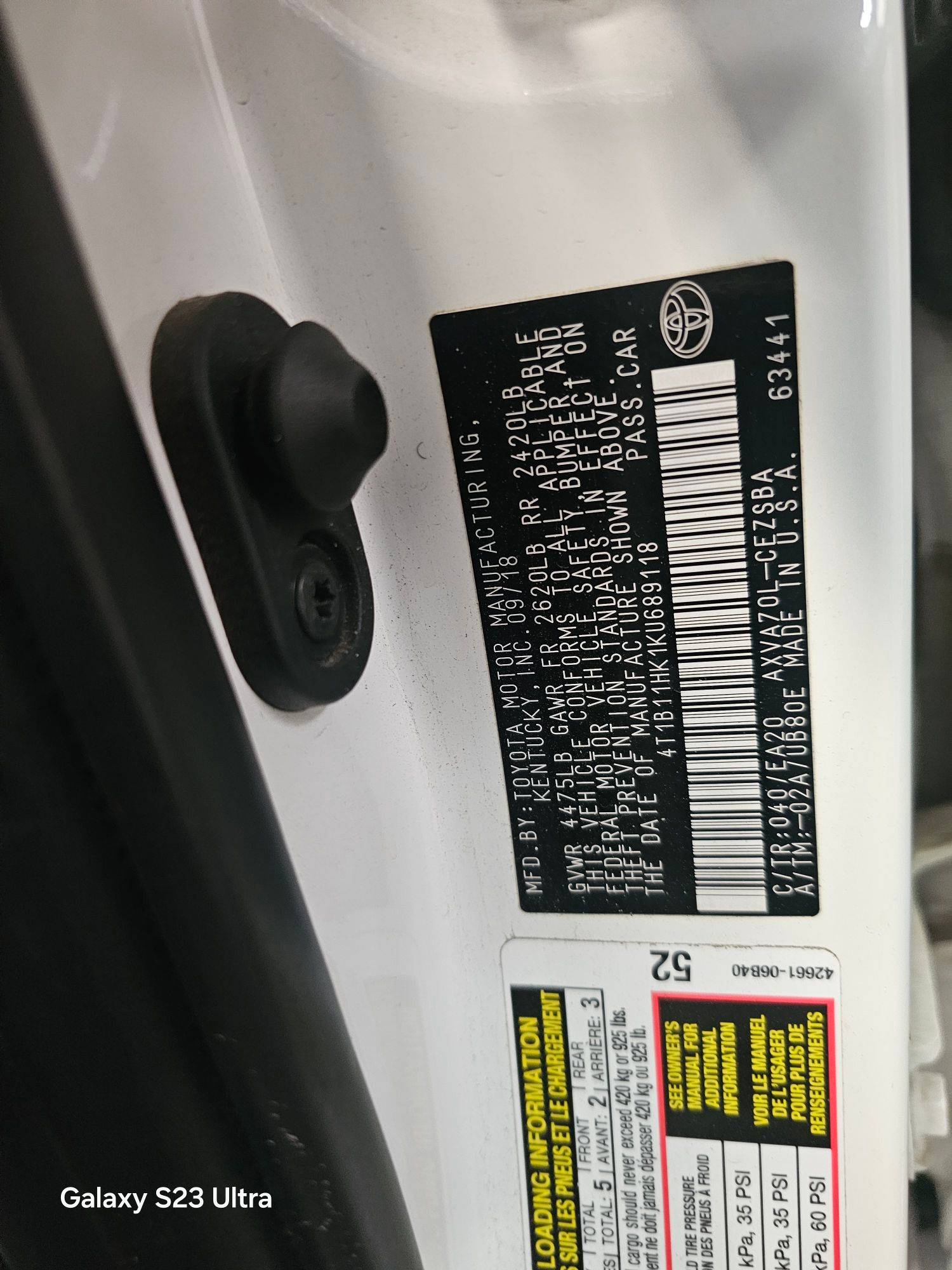 TOYOTA CAMRY 2019 - Marhaba Auction Used Cars - Image 10