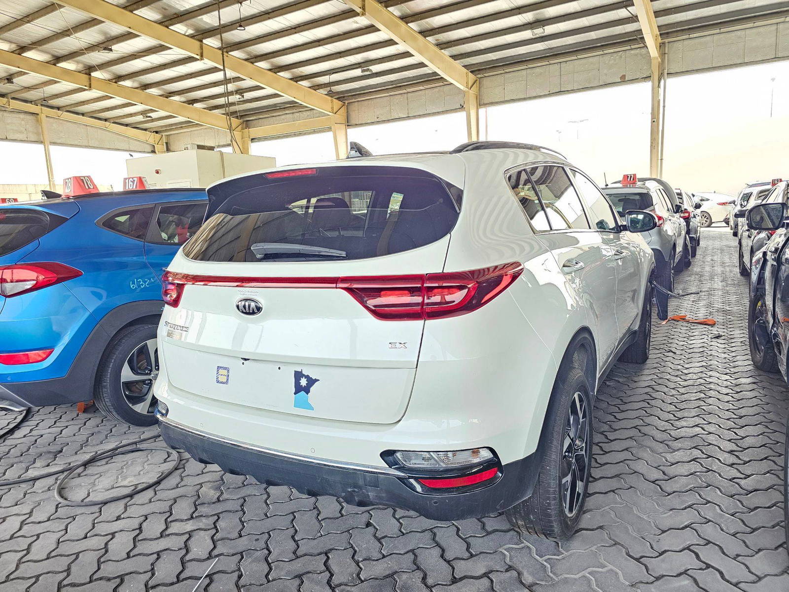 2020 KIA SPORTAGE — 72576 Miles — Lot L7827172 — Ind. 12 - Marhaba Auctions Used Cars - Image 3