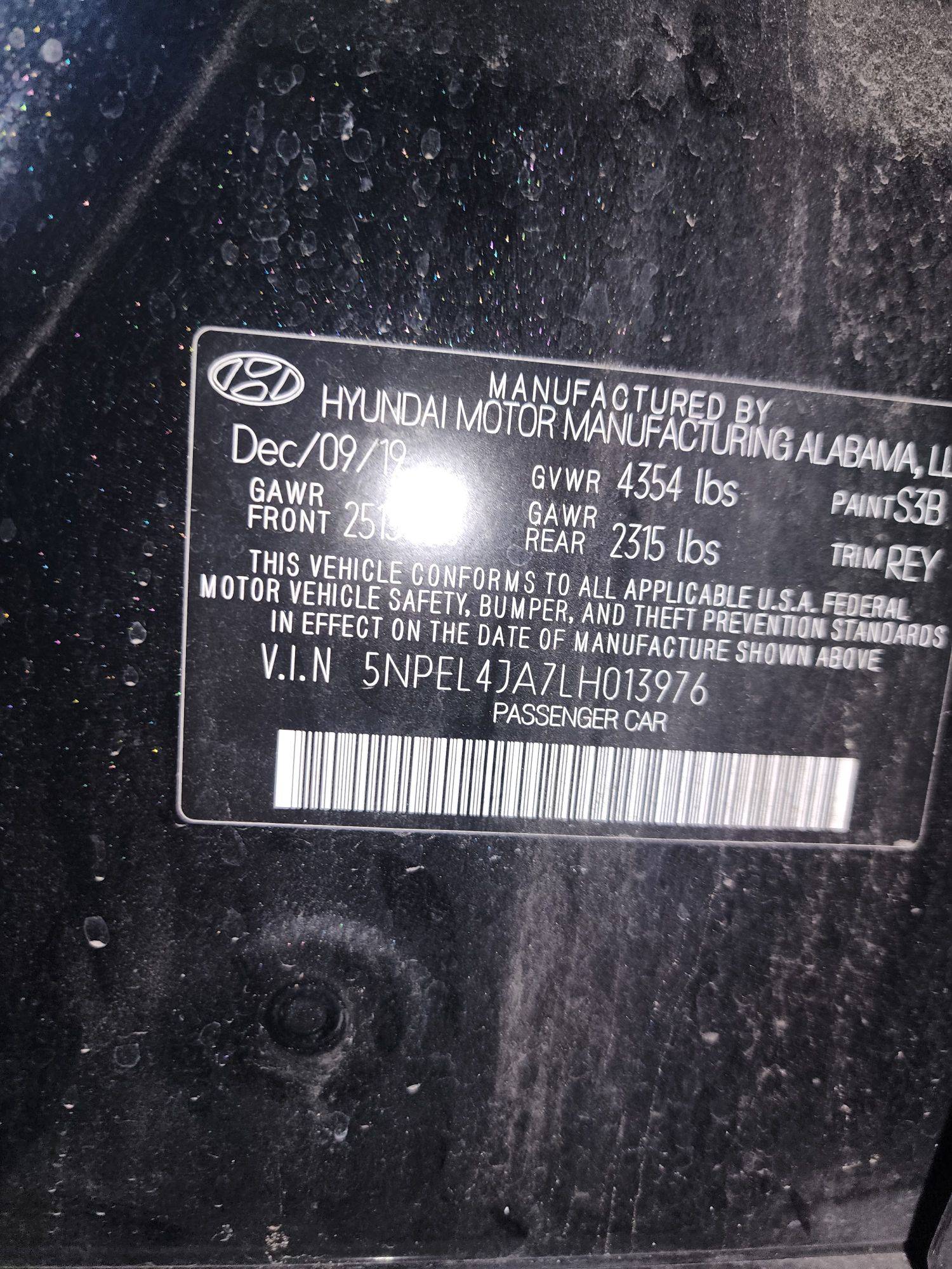 HYUNDAI SONATA 2020 - Marhaba Auction Used Cars - Image 9