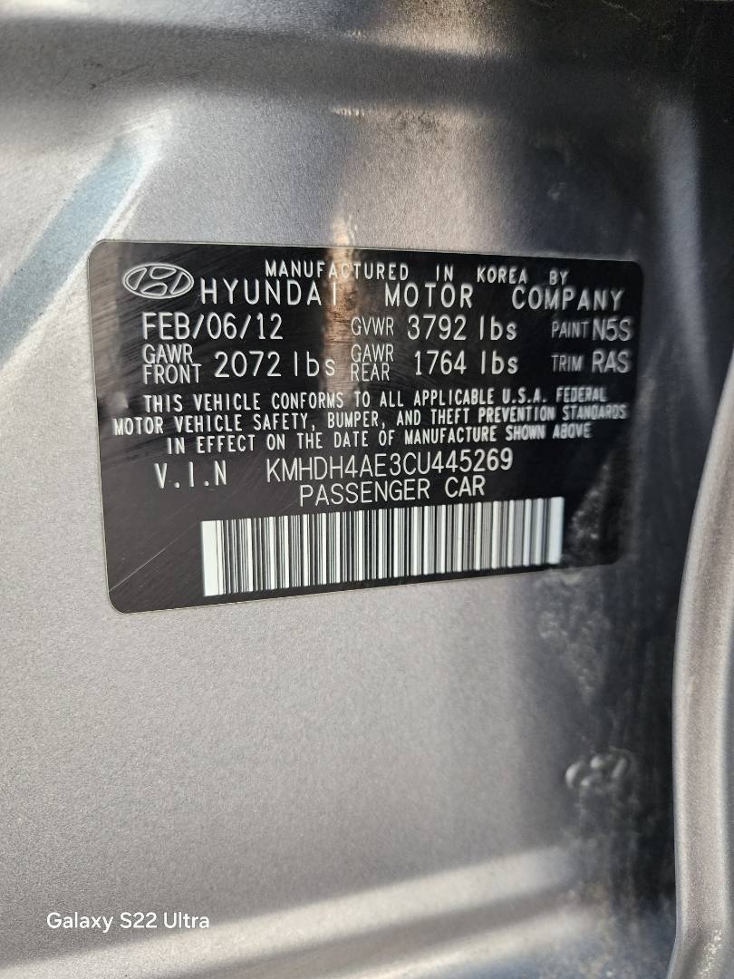 2012 HYUNDAI ELANTRA — 106040 Miles — Lot 50091364 — Ind. 12 - Marhaba Auctions Used Cars - Image 10