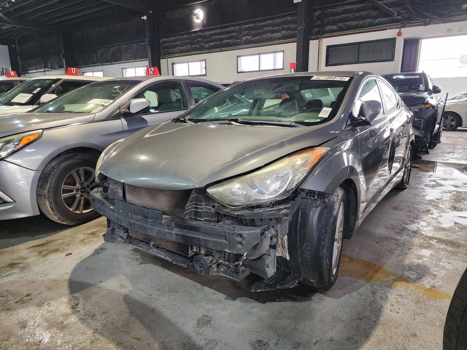 2013 HYUNDAI ELANTRA — 208371 Miles — Lot 42196075 — Al Quoz - Marhaba Auctions Used Cars - Image 4