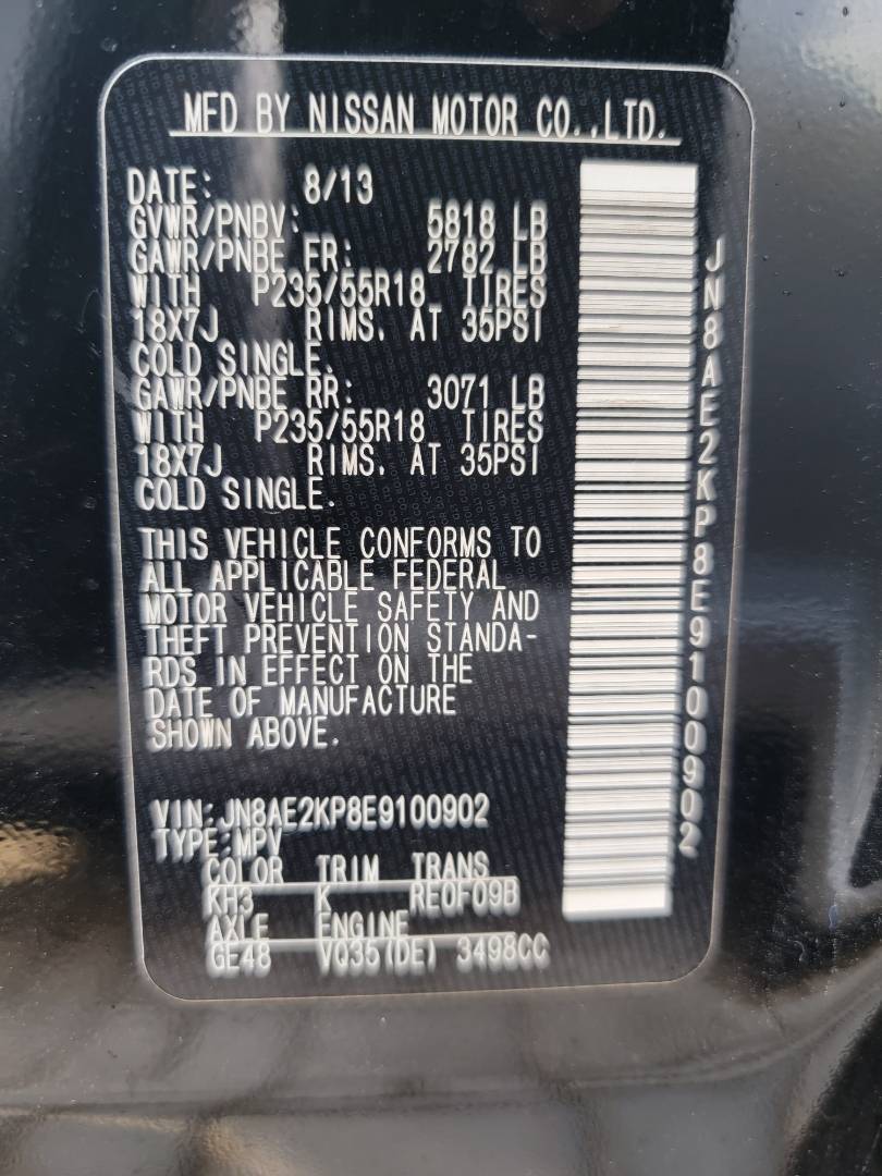 2014 NISSAN QUEST — 163304 Miles — Lot 9100902 - Marhaba Auctions Used Cars - Image 10