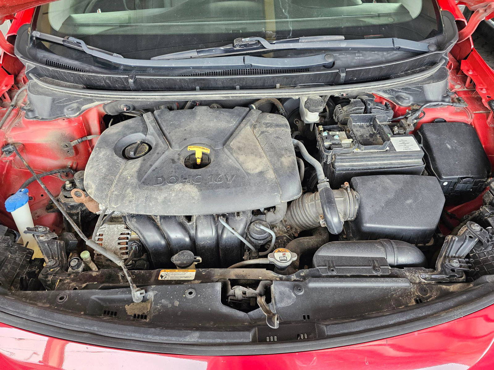 2013 HYUNDAI ELANTRA — 157295 KM — Lot 85547424 — Souq - Marhaba Auctions Used Cars - Image 11