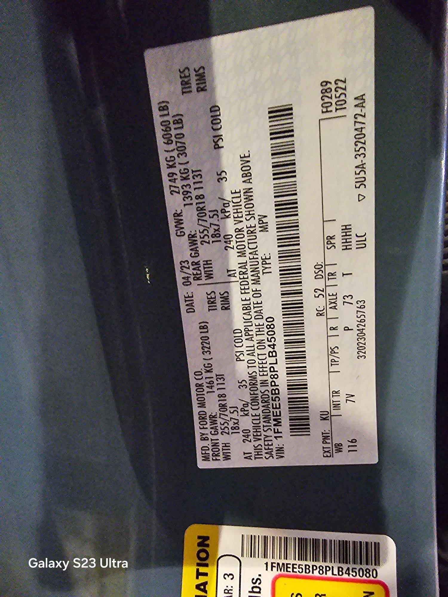 FORD BRONCO BASE 2023 - Marhaba Auction Used Cars - Image 9