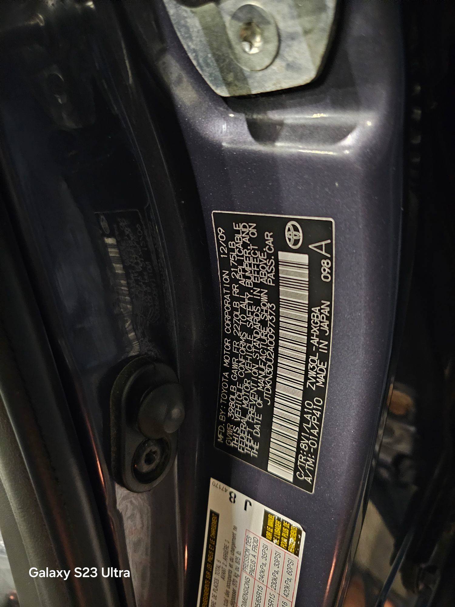 2010 TOYOTA PRIUS — 235288 Miles — Lot 2A0097373 — Main - Marhaba Auctions Used Cars - Image 10