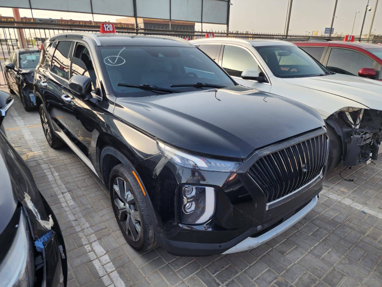 2021 HYUNDAI PALISADE SEL — 140626 Miles — Lot MU232109 — Al Sajaa - Marhaba Auctions Used Cars - Image 4