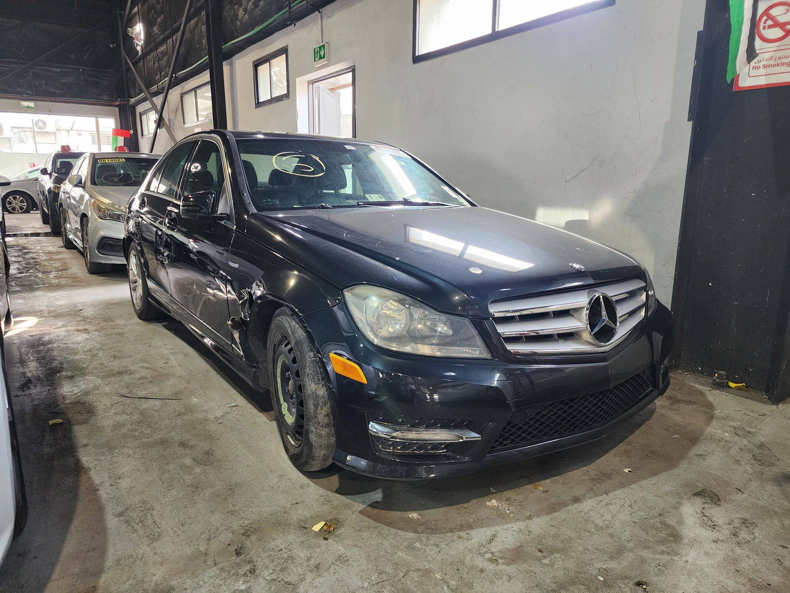 2012 MERCEDES BENZ C-250 — 151150 Miles — Lot 45656425 — Al Quoz - Marhaba Auctions Used Cars - Image 3
