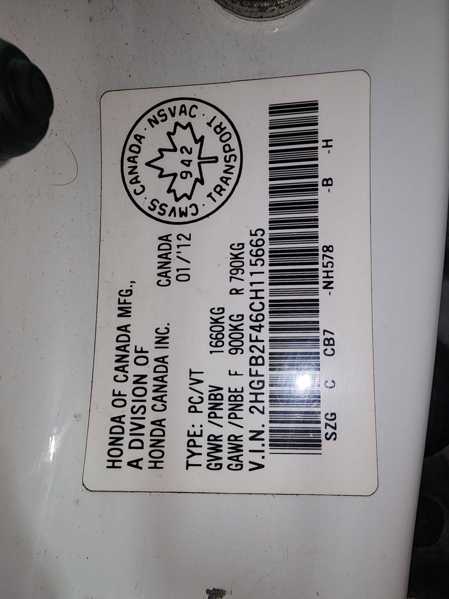 HONDA CIVIC 2012 - Marhaba Auction Used Cars - Image 10