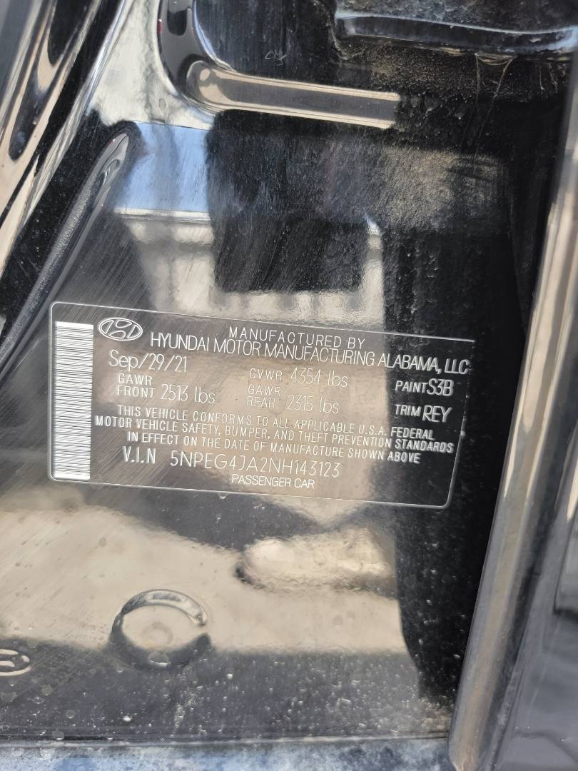 HYUNDAI SONATA 2022 - Marhaba Auction Used Cars - Image 9