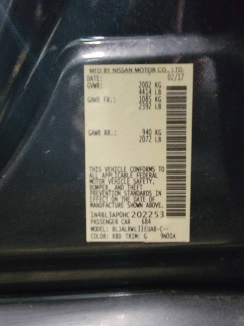 NISSAN ALTIMA 2017 - Marhaba Auction Used Cars - Image 10