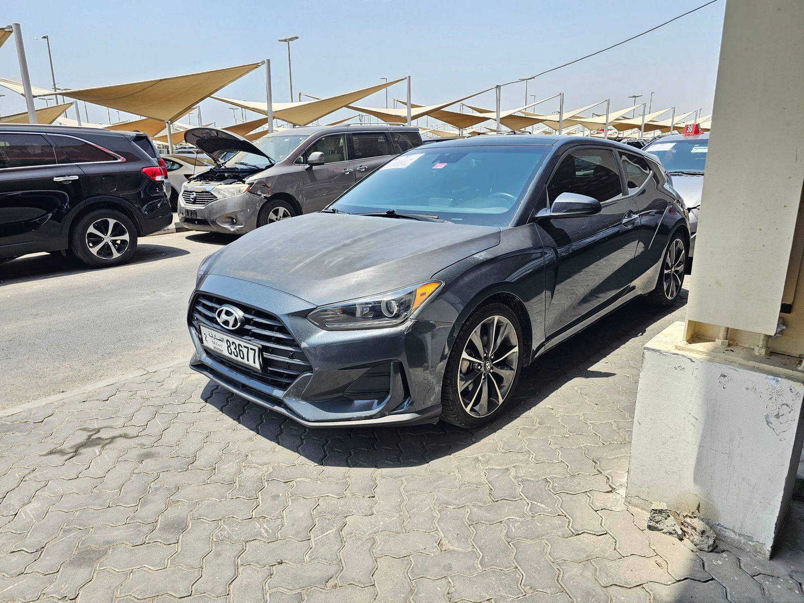 2019 HYUNDAI VELOSTER — 61888 Miles — Lot AF3KU013623 — Souq - Marhaba Auctions Used Cars - Image 6