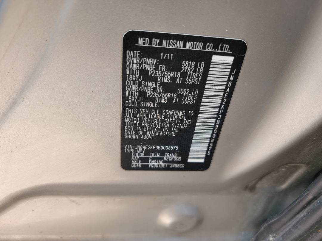 2011 NISSAN QUEST — 154971 Miles — Lot 35763235 - Marhaba Auctions Used Cars - Image 7