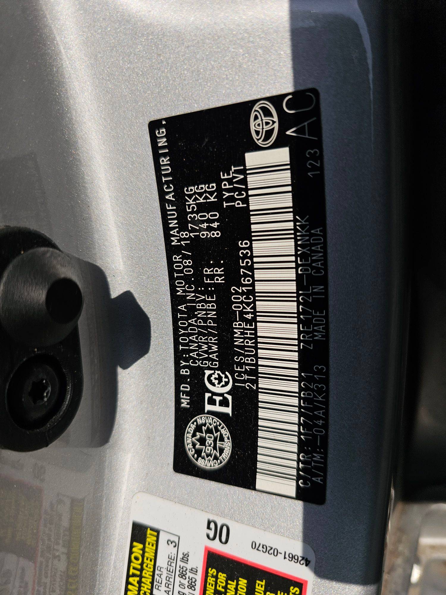 TOYOTA COROLLA 2019 - Marhaba Auction Used Cars - Image 10