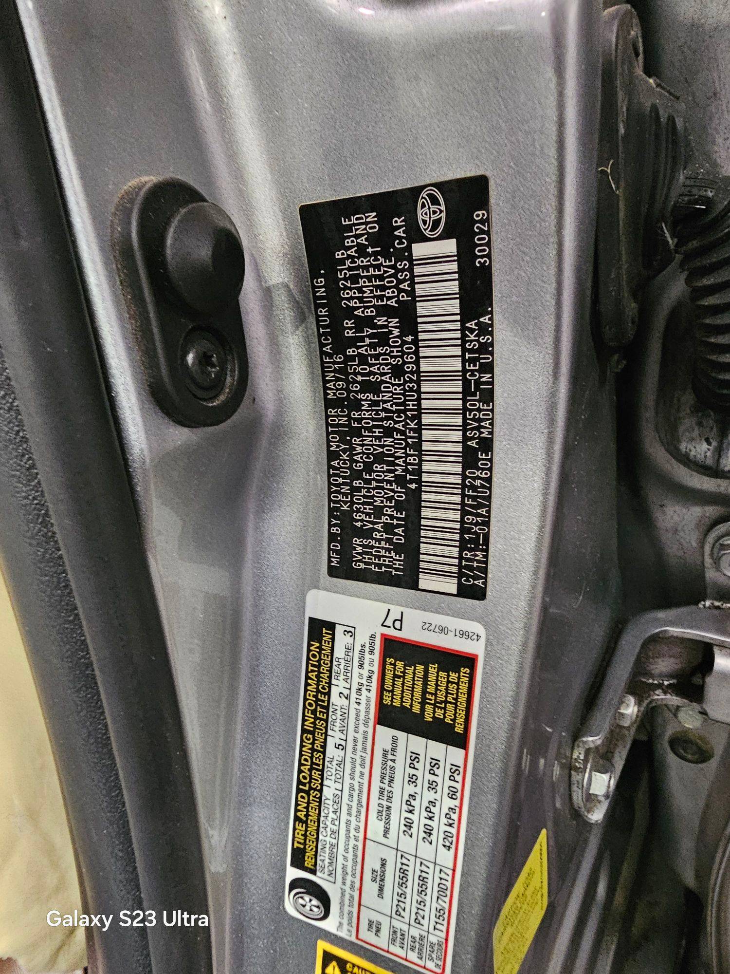 TOYOTA CAMRY 2017 - Marhaba Auction Used Cars - Image 11