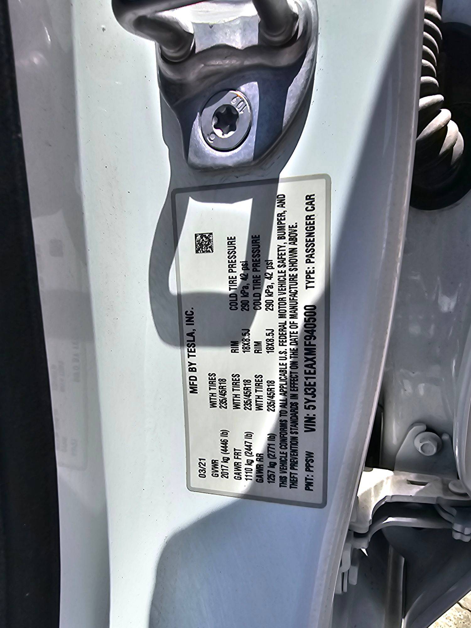 TESLA MODEL 3 2021 - Marhaba Auction Used Cars - Image 10