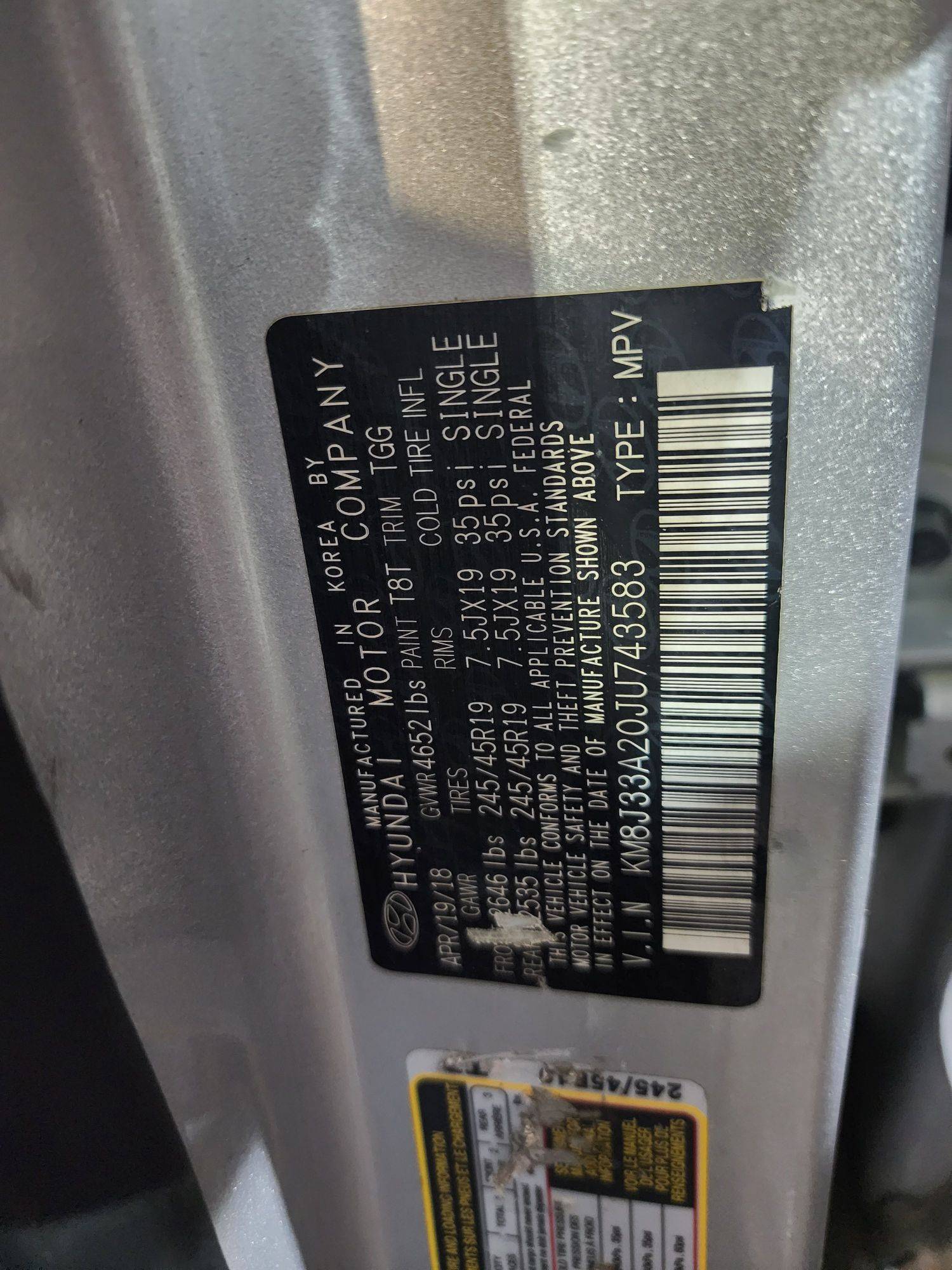 HYUNDAI TUCSON 2018 - Marhaba Auction Used Cars - Image 11