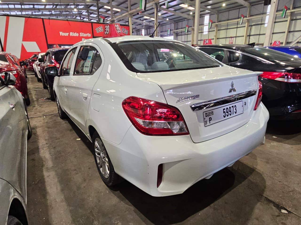 2023 MITSUBISHI ATTRAGE — sold — 81337 KM — Lot J4PH000729 — Main - Marhaba Auctions Used Cars - Image 5