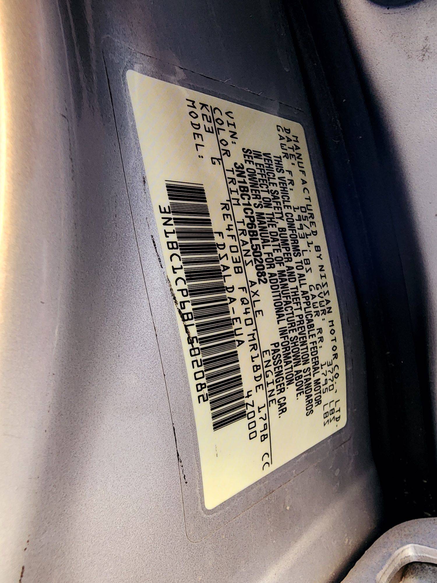 2011 NISSAN VERSA — 170817 Miles — Lot 6BL502082 — Souq - Marhaba Auctions Used Cars - Image 9