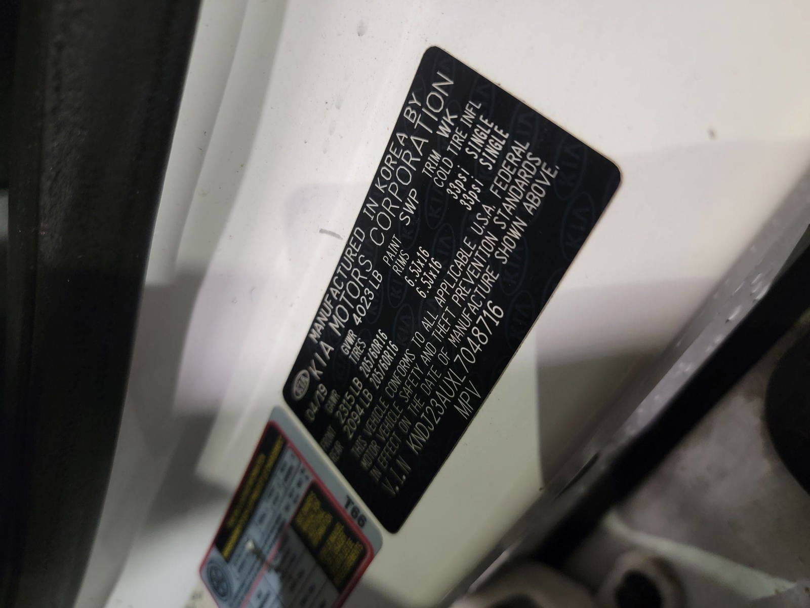 KIA SOUL 2020 - Marhaba Auction Used Cars - Image 8