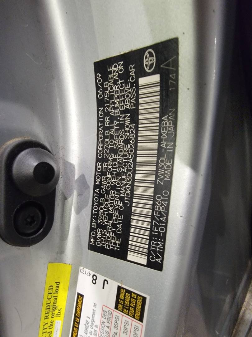 2010 TOYOTA PRIUS — 171729 Miles — Lot U2A5026824 — Main - Marhaba Auctions Used Cars - Image 9