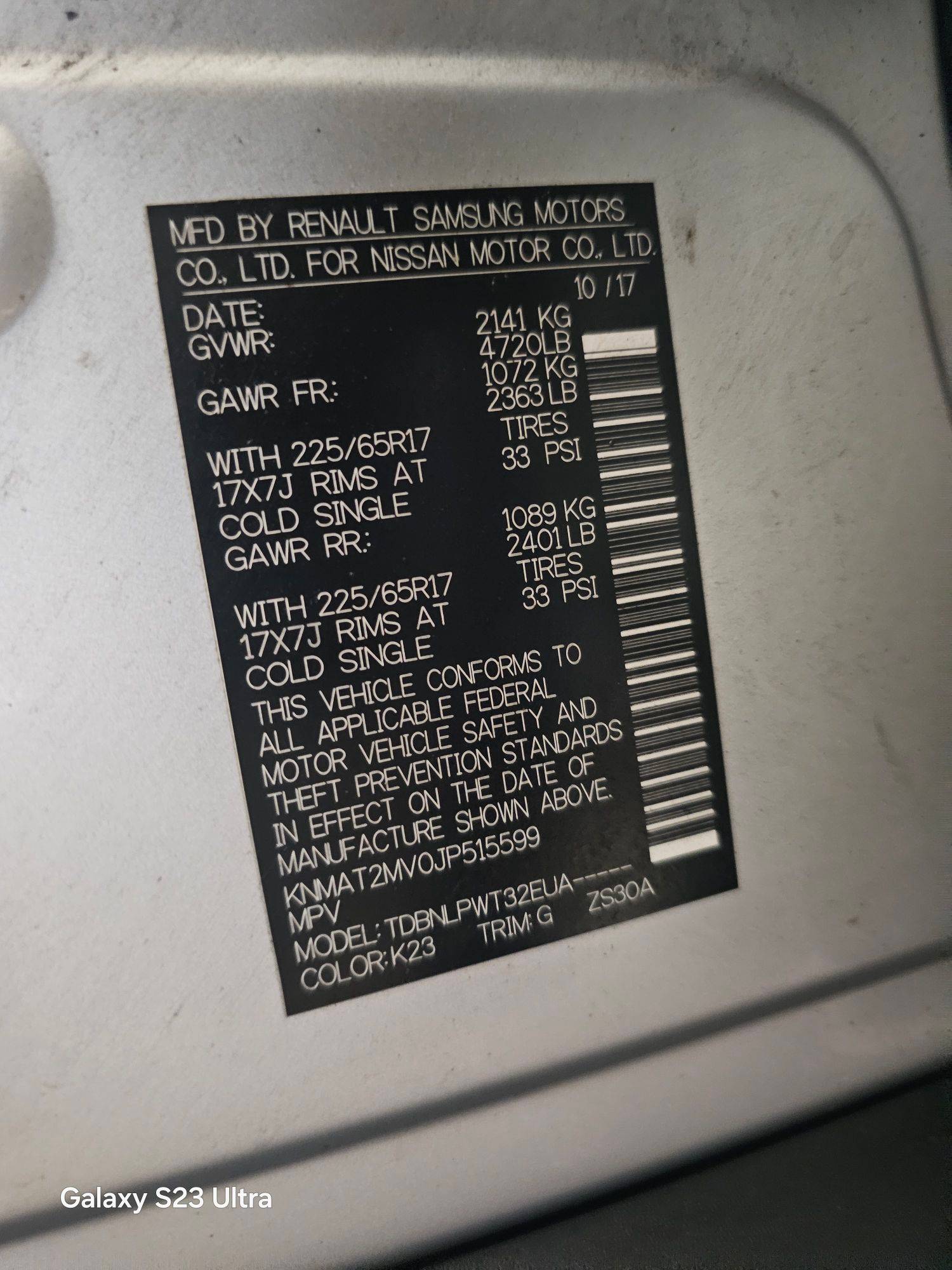 NISSAN ROGUE 2018 - Marhaba Auction Used Cars - Image 10