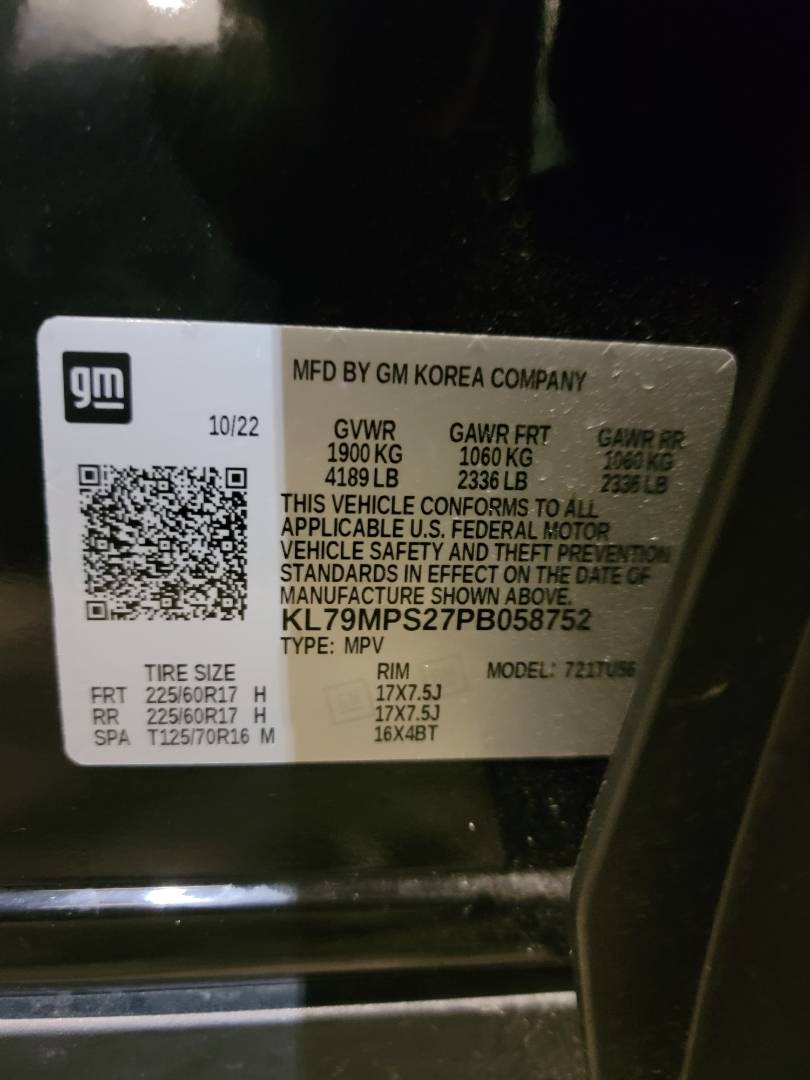 CHEVROLET TRAILBLAZER LT 2023 - Marhaba Auction Used Cars - Image 8