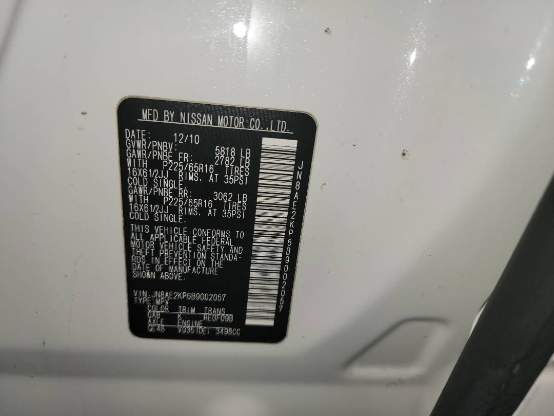 2011 NISSAN QUEST — 157244 Miles — Lot 9002057 - Marhaba Auctions Used Cars - Image 9