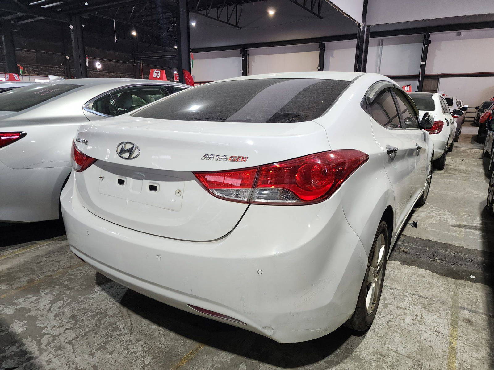 2011 HYUNDAI AVANTE — 107425 KM — Lot 125478 — Al Quoz - Marhaba Auctions Used Cars - Image 3