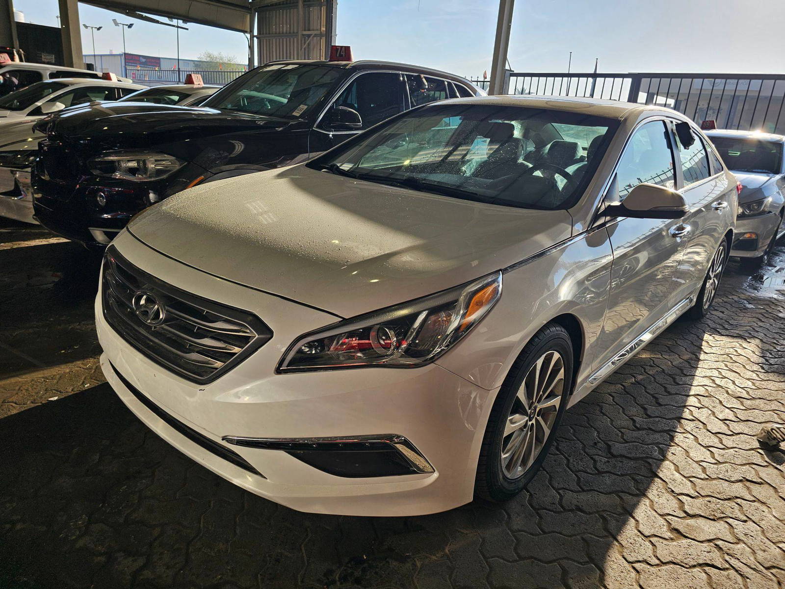 2017 HYUNDAI SONATA SPORT — 161745 Miles — Lot HH570619 — Souq - Marhaba Auctions Used Cars - Image 3