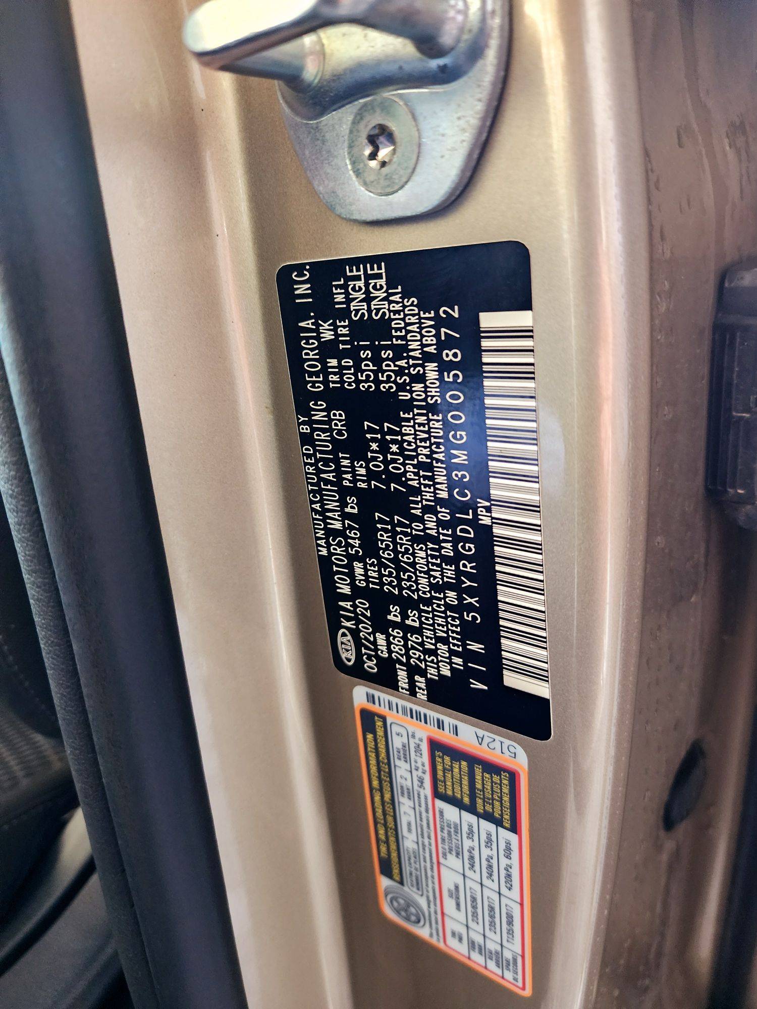2021 KIA SORENTO — 43053 Miles — Lot G005872 — Main - Marhaba Auctions Used Cars - Image 9