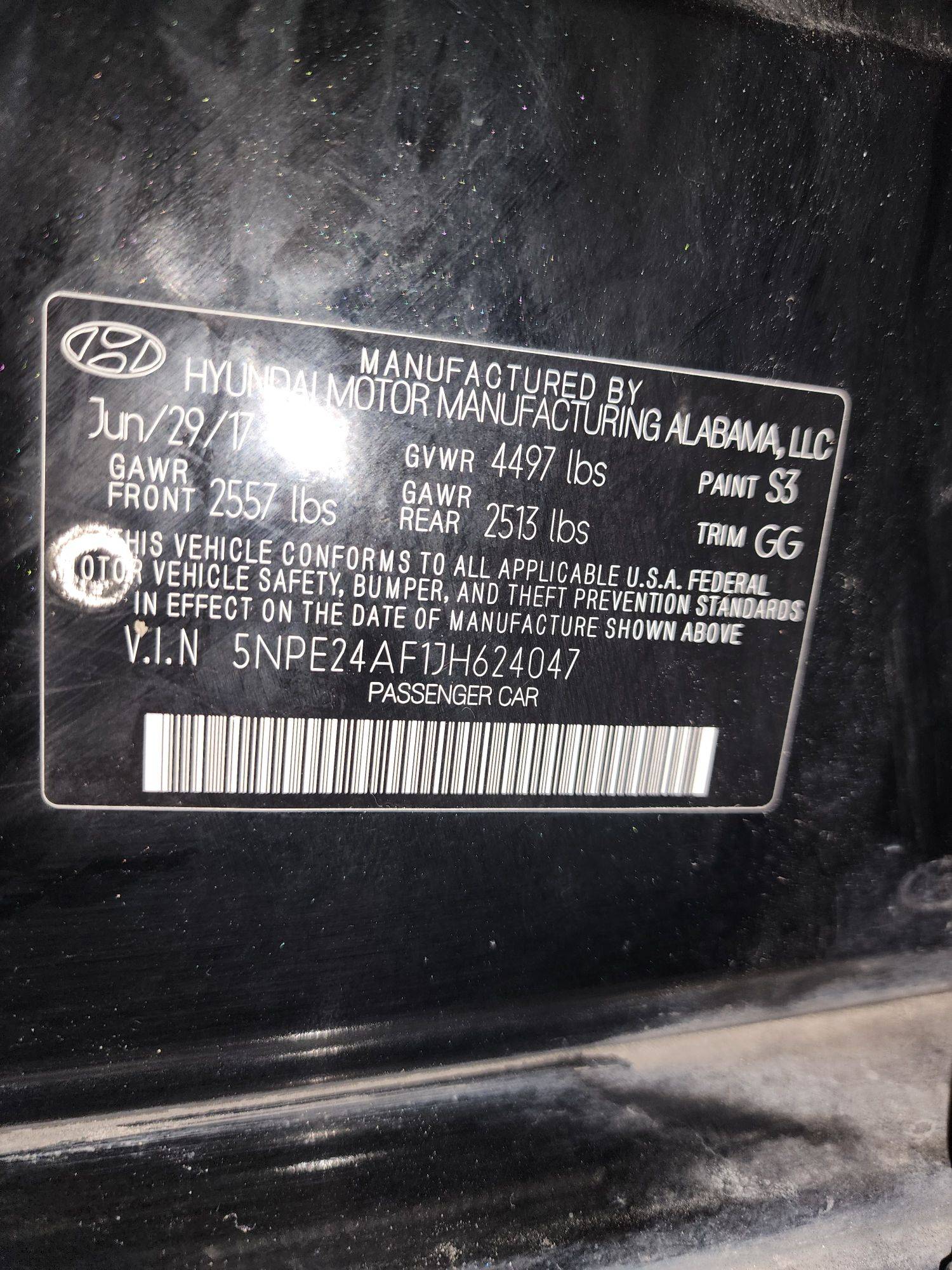 HYUNDAI SONATA 2018 - Marhaba Auction Used Cars - Image 10