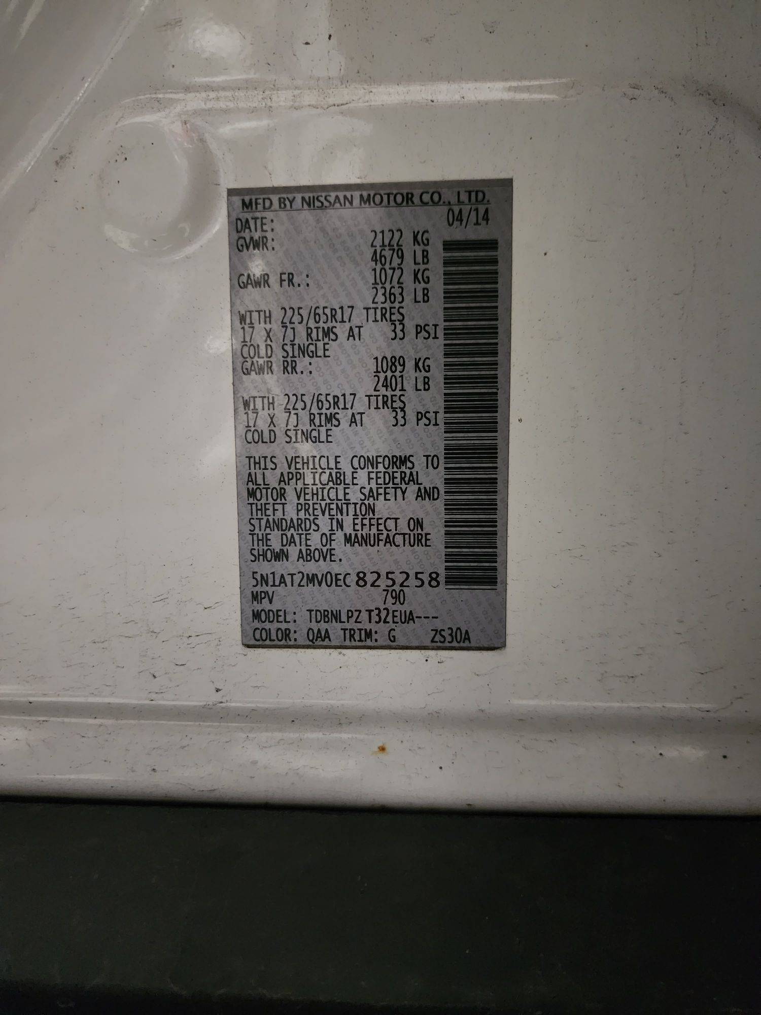 NISSAN ROGUE 2014 - Marhaba Auction Used Cars - Image 10