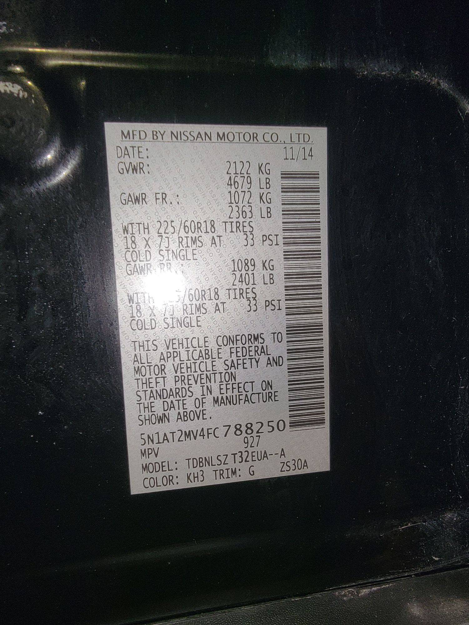 NISSAN ROGUE 2015 - Marhaba Auction Used Cars - Image 11