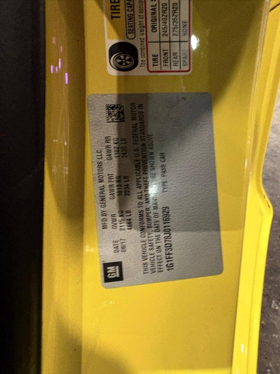 CHEVROLET CAMARO 2018 - Marhaba Auction Used Cars - Image 9