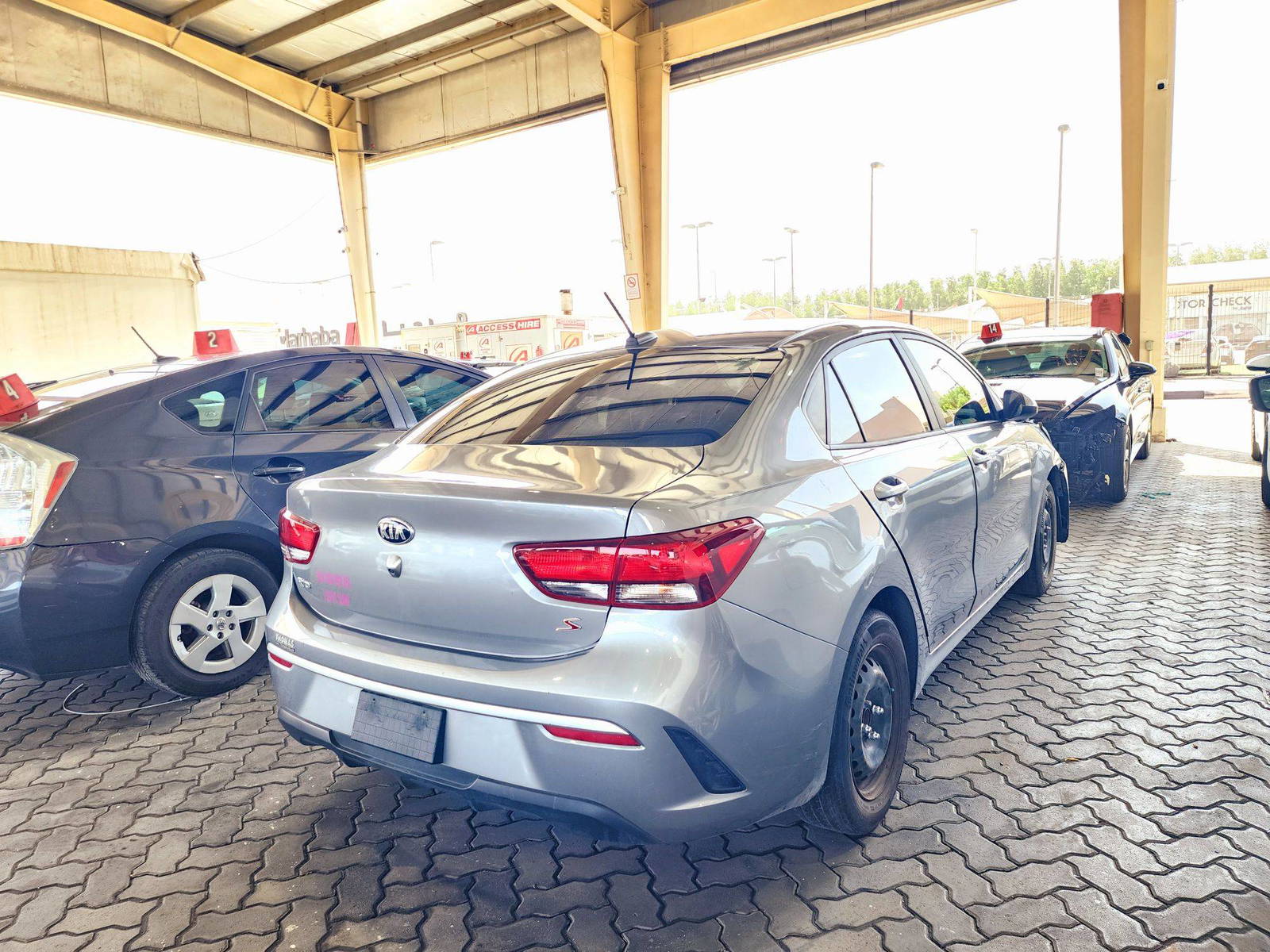 2021 KIA RIO — 86280 Miles — Lot D9ME385434 — Souq - Marhaba Auctions Used Cars - Image 3