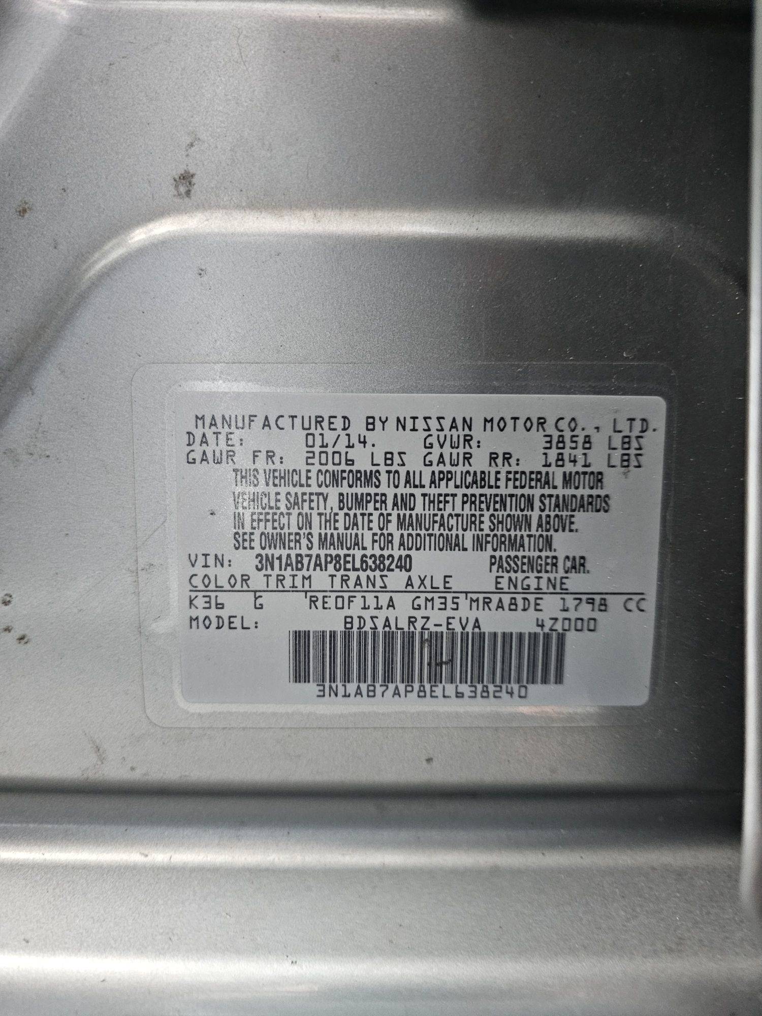 NISSAN SENTRA 2014 - Marhaba Auction Used Cars - Image 9