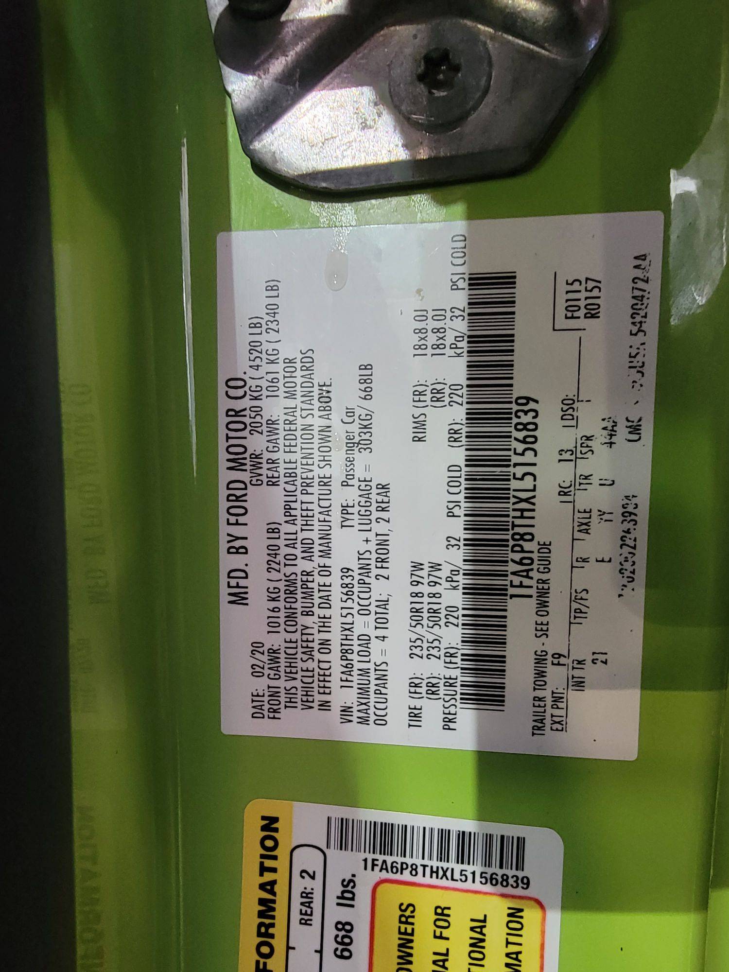 FORD MUSTANG 2020 - Marhaba Auction Used Cars - Image 9