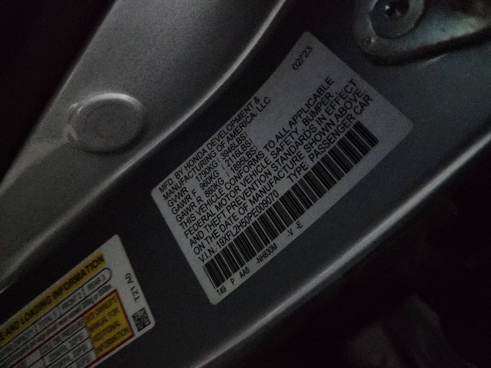 HONDA CIVIC 2023 - Marhaba Auction Used Cars - Image 9